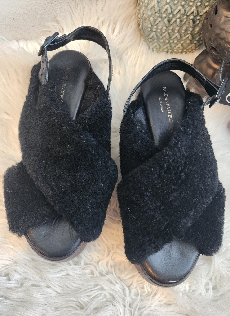 PALOMA BARCELO BY ANTHROPOLOGIE LEATHER  AND SHEEPSKIN SIZE 11 - Picture 16 of 16